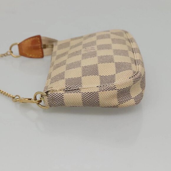 LOUIS VUITTON Damier Azur Mini Pochette Accessoires Pouch - Picture 12 of 16